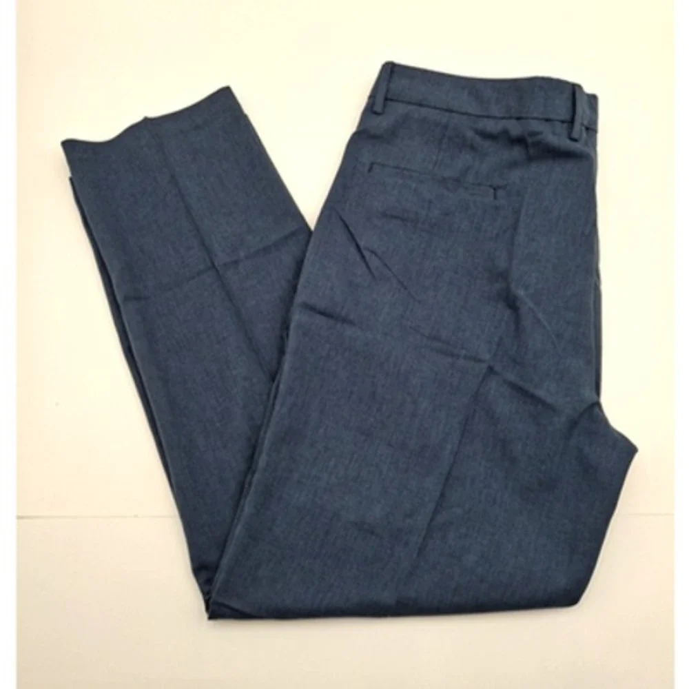 Kenneth Cole Reaction Men's Techni-Cole Slim-Fit Pants, Blue, Size 40x30, New